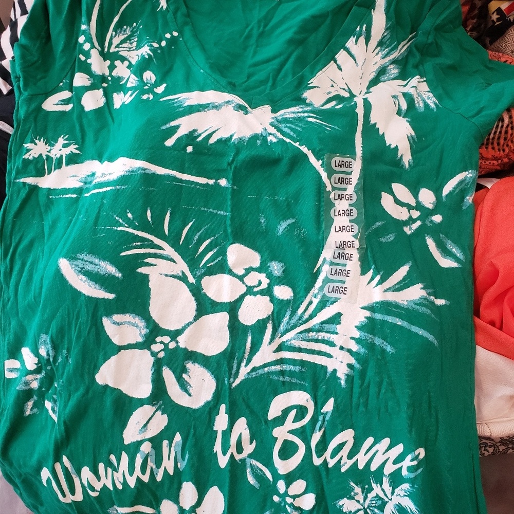 Margaritaville floral tee